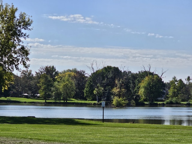 view of water feature