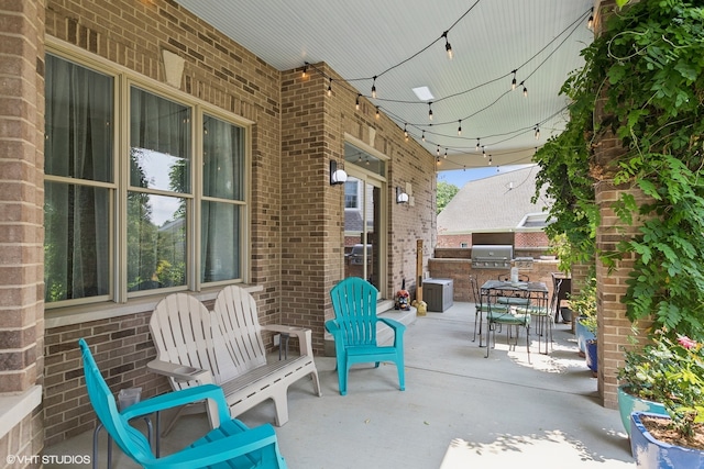 view of patio / terrace with grilling area