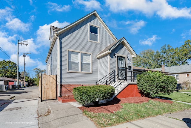 view of front of house