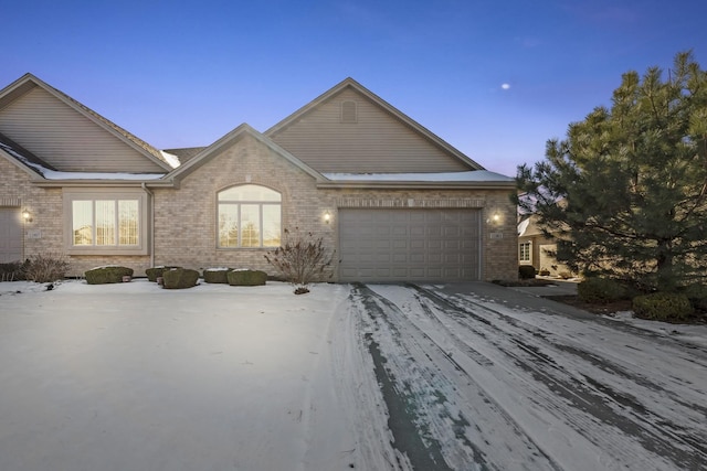 ranch-style house with a garage