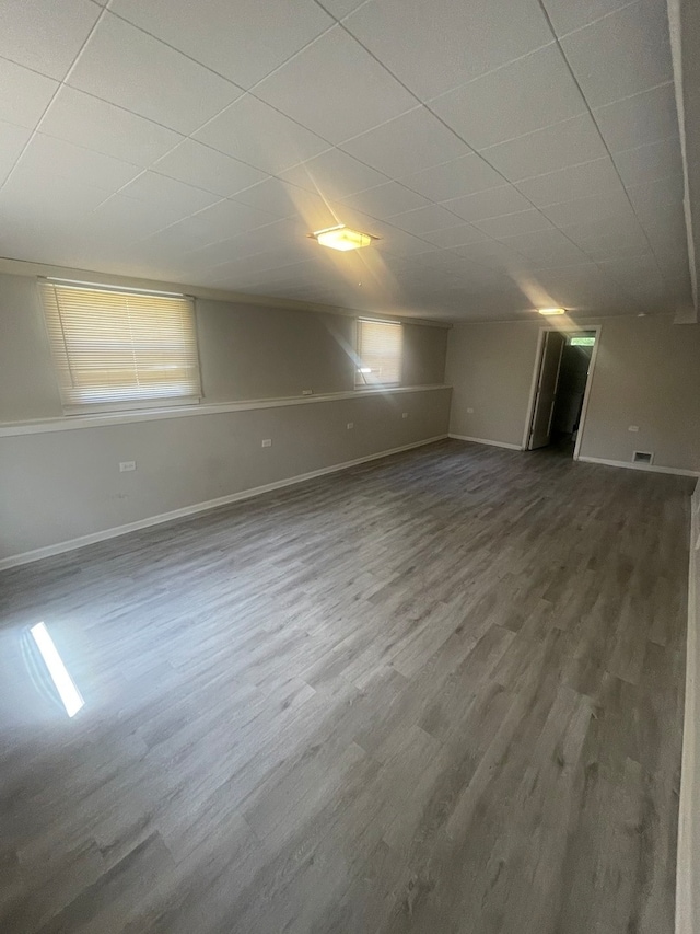 interior space featuring wood-type flooring