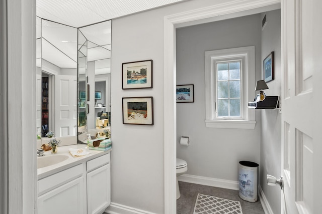 27 Hickory Ln, White Heath, IL 61884 - bathroom featuring vanity and tile patterned flooring