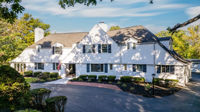 27 Hickory Ln, White Heath, IL 61884 - view of front of property with a chimney