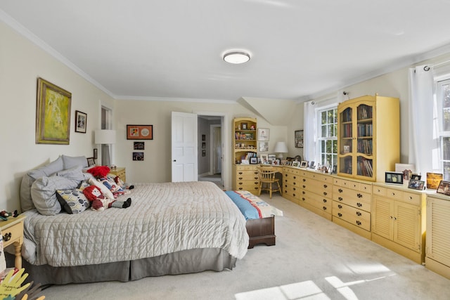 27 Hickory Ln, White Heath, IL 61884 - carpeted bedroom with crown molding