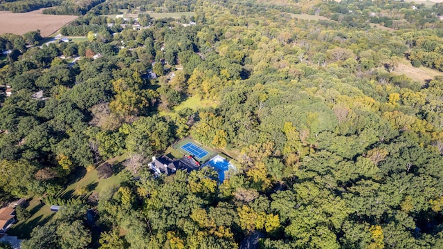 27 Hickory Ln, White Heath, IL 61884 - drone / aerial view of a forest