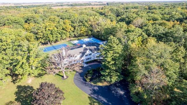 27 Hickory Ln, White Heath, IL 61884 - drone / aerial view of a forest