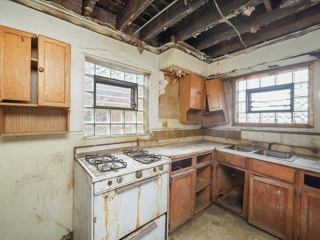 kitchen featuring sink