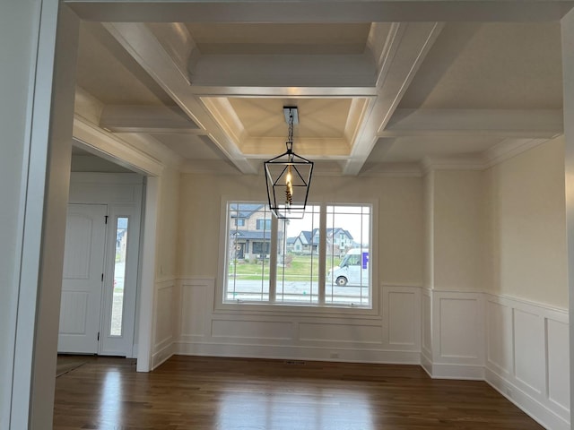 8673 High Stone Way, Frankfort, IL 60423 - unfurnished living room featuring baseboards, an inviting chandelier, wood finished floors, and stairway