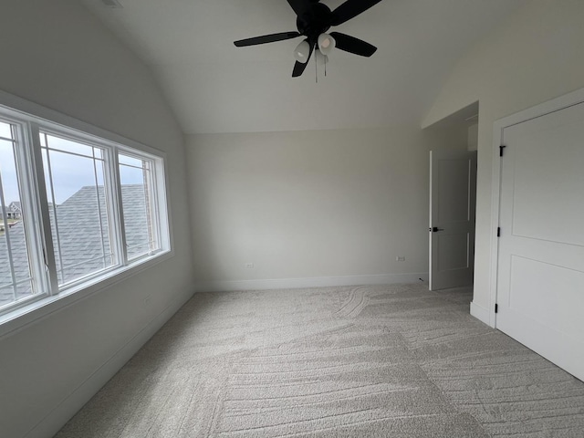 8673 High Stone Way, Frankfort, IL 60423 - carpeted empty room with baseboards and a ceiling fan