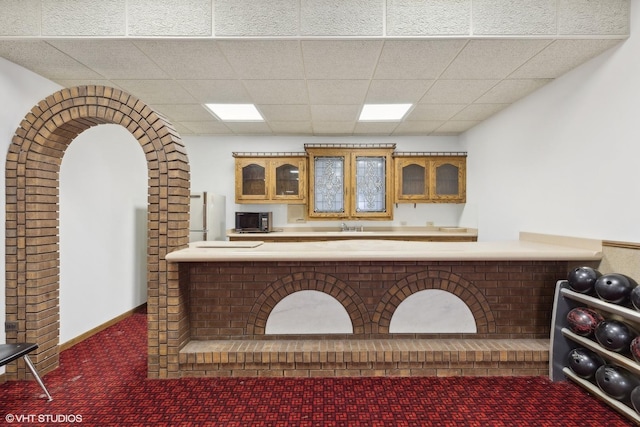 reception area featuring sink