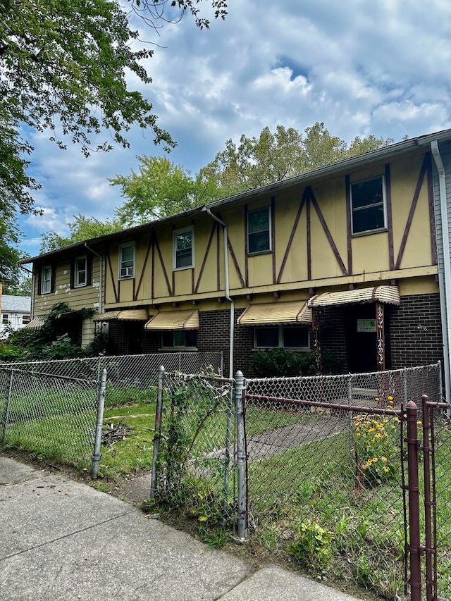 view of tudor house