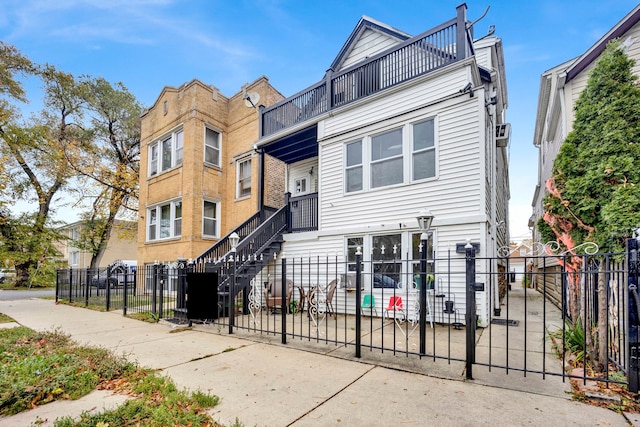 view of townhome / multi-family property