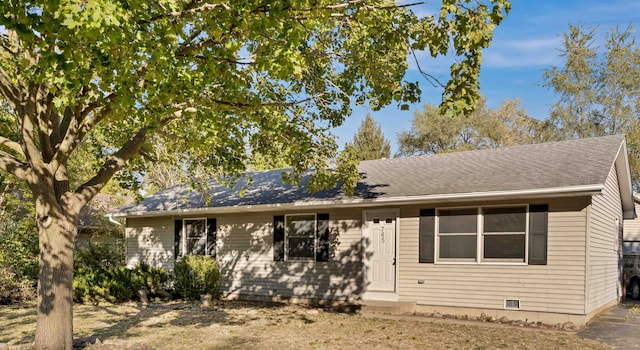 view of ranch-style home