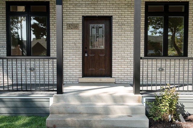 view of entrance to property