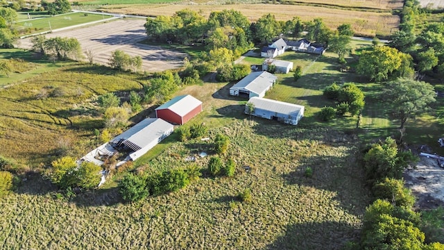 bird's eye view featuring a rural view