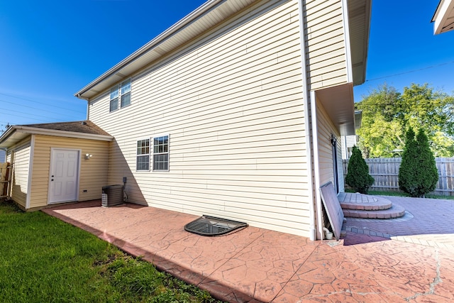 rear view of house featuring a patio