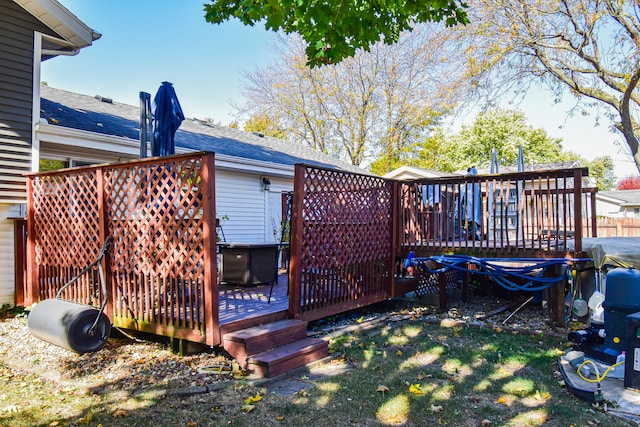 view of deck