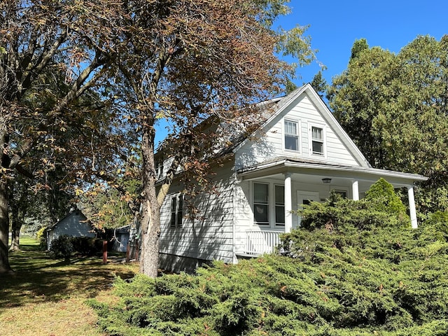 view of property exterior