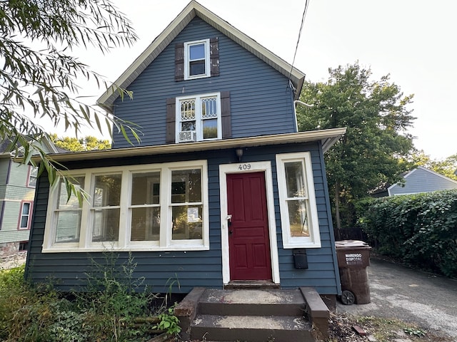 view of rear view of house