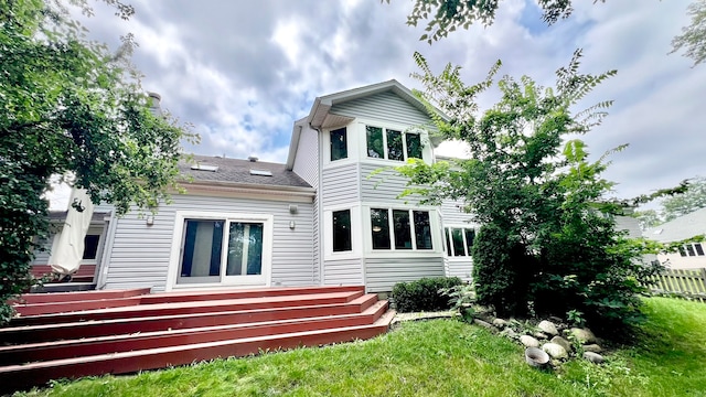 view of rear view of house