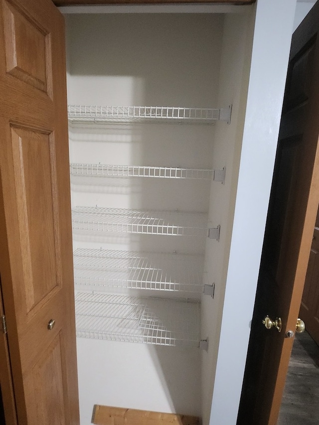 view of closet