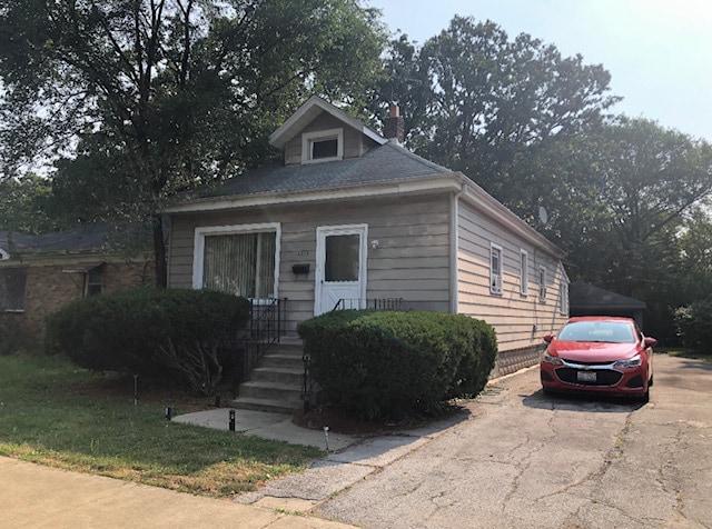 view of bungalow-style house