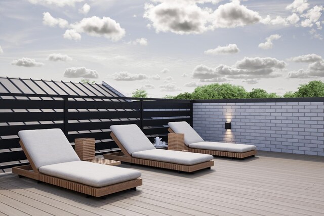 1342 W Wellington Ave, Chicago, IL 60657 - view of wooden deck