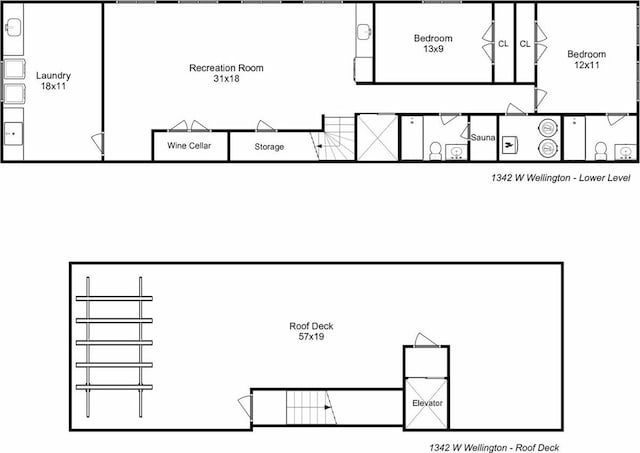 1342 W Wellington Ave, Chicago, IL 60657 - view of layout