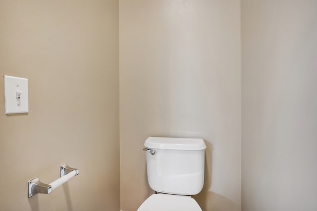 bathroom featuring toilet