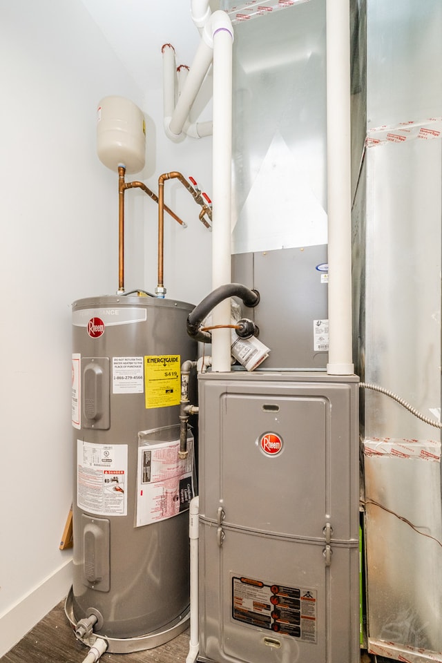 utilities with water heater