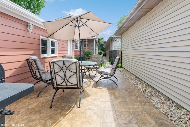 view of patio