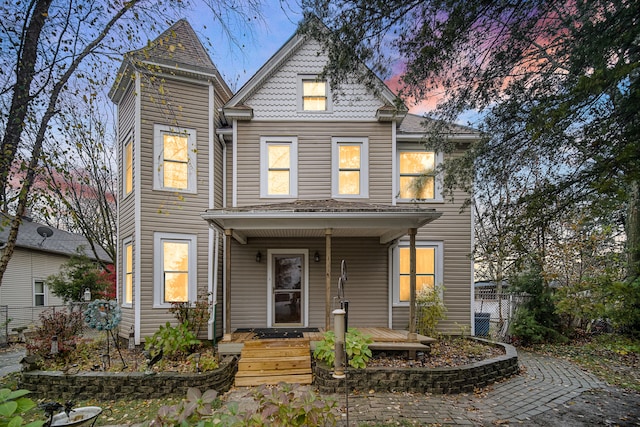 view of victorian home