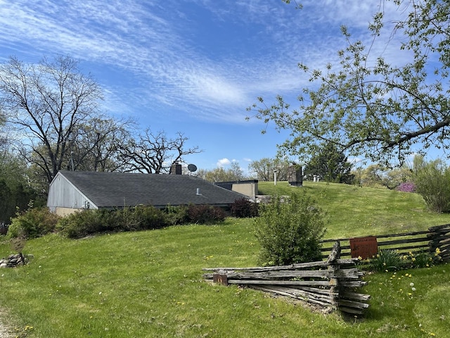 view of yard