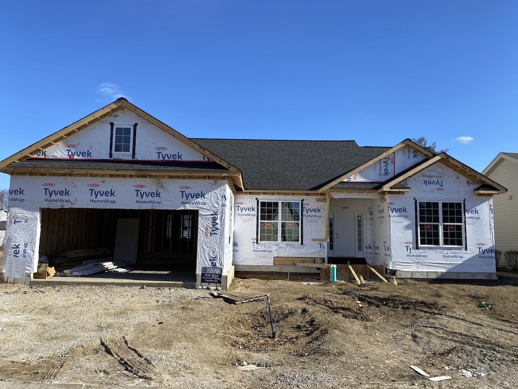 view of property under construction