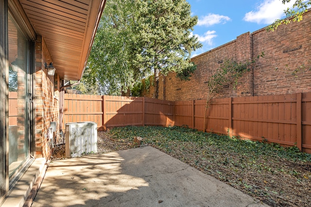 view of patio / terrace featuring cooling unit