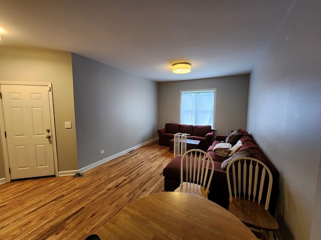 dining room featuring light hardwood / wood-style floors