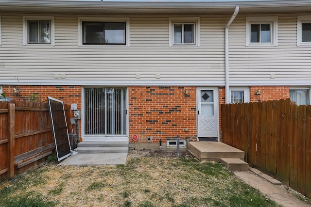 view of rear view of property