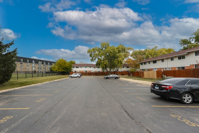 view of vehicle parking