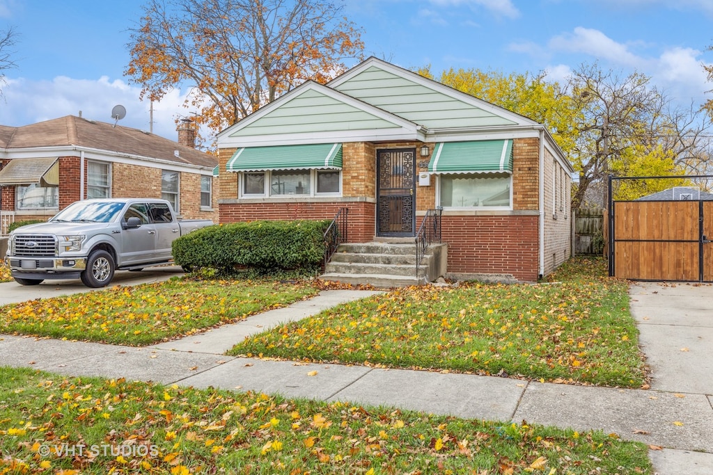 view of bungalow-style home