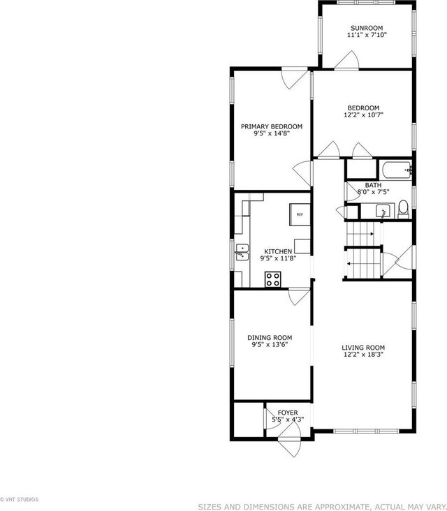 10238 S Vernon Ave, Chicago, IL 60628 - floor plan / room layout