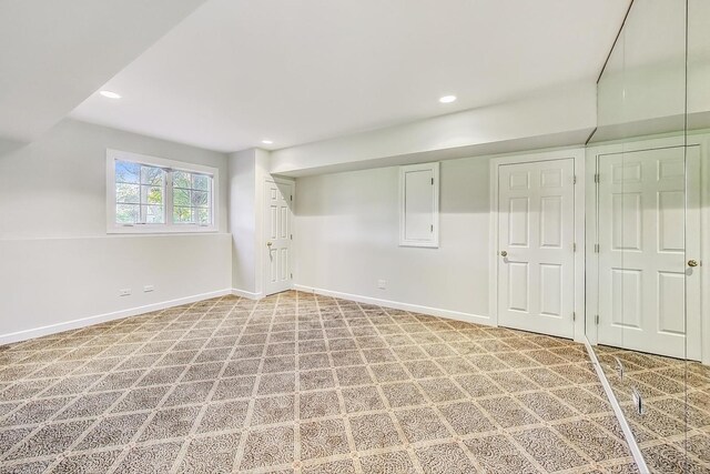 view of wine cellar