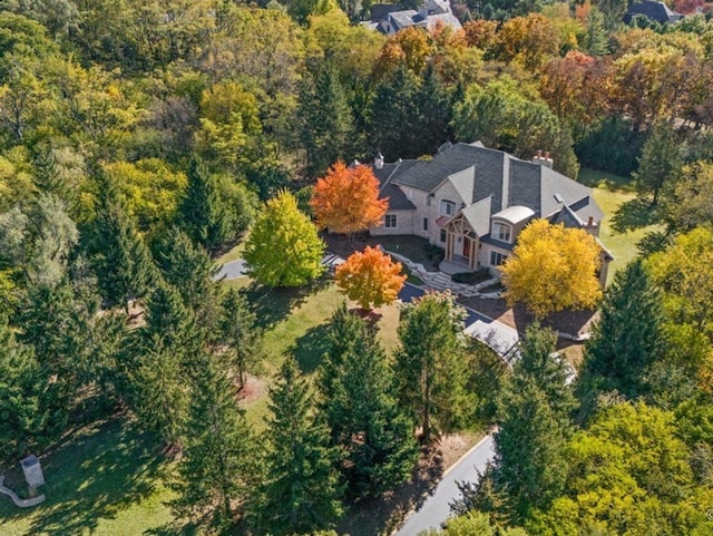 239 Indian Trail Rd, North Barrington, IL 60010 - view of subject property with a forest