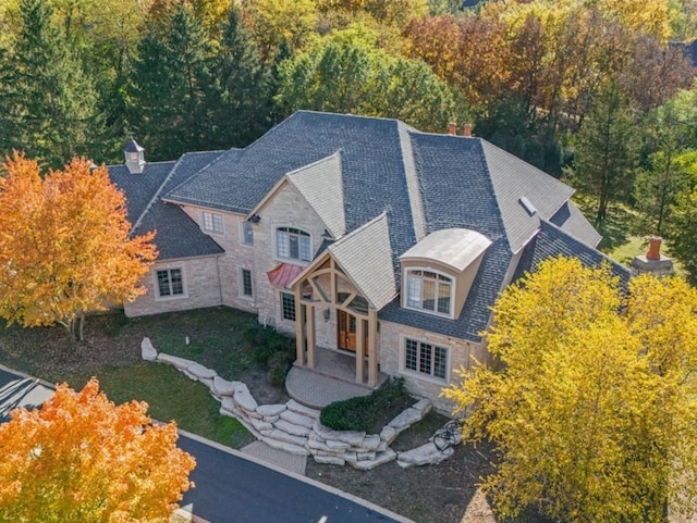 aerial view