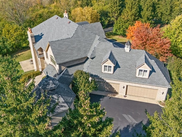 bird's eye view