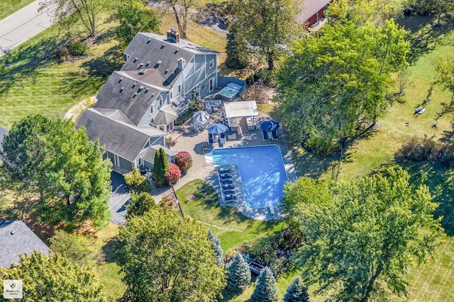 drone / aerial view