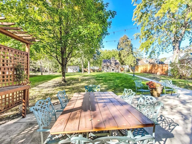 view of patio