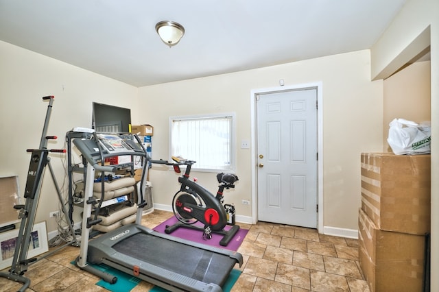 view of exercise room