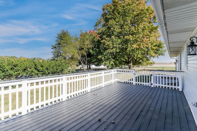 15054 E 2500 N Rd, Hudson, IL 61748 - view of wooden deck