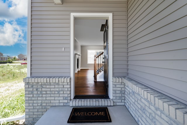 view of entrance to property