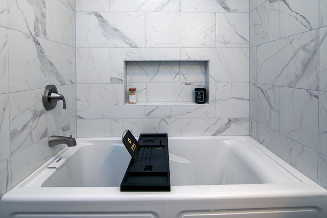 bathroom featuring a bathtub